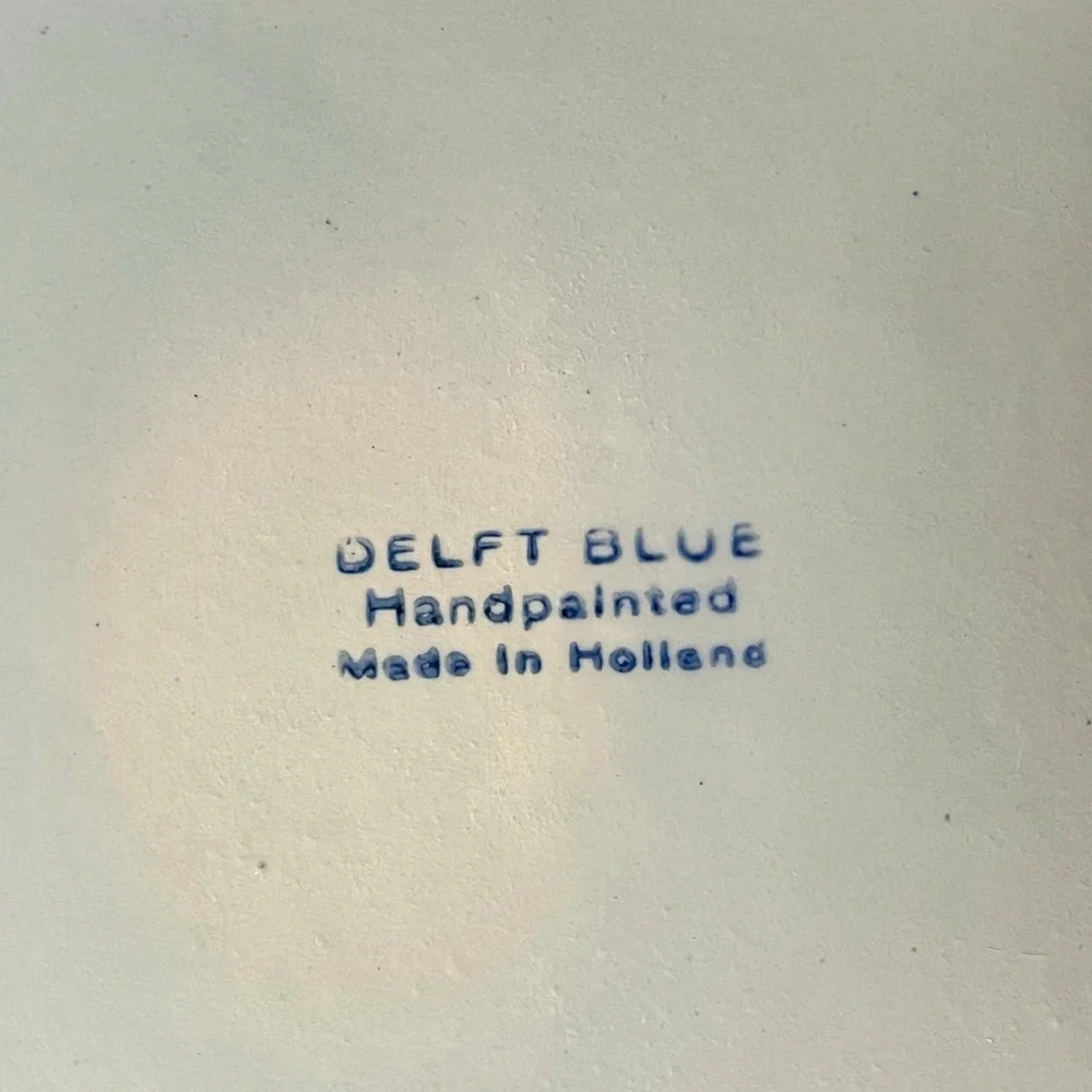 Delft Blue Hollander Trinket Box